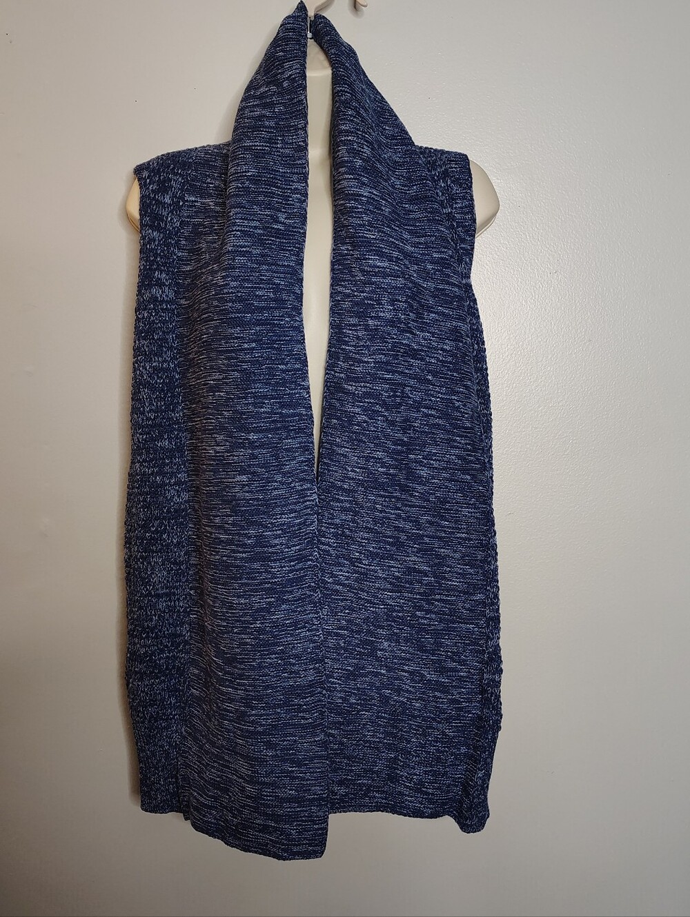 Gap Factory Puritan Collar Sleeveless Knit Open Front Cardigan Sweater Women XS